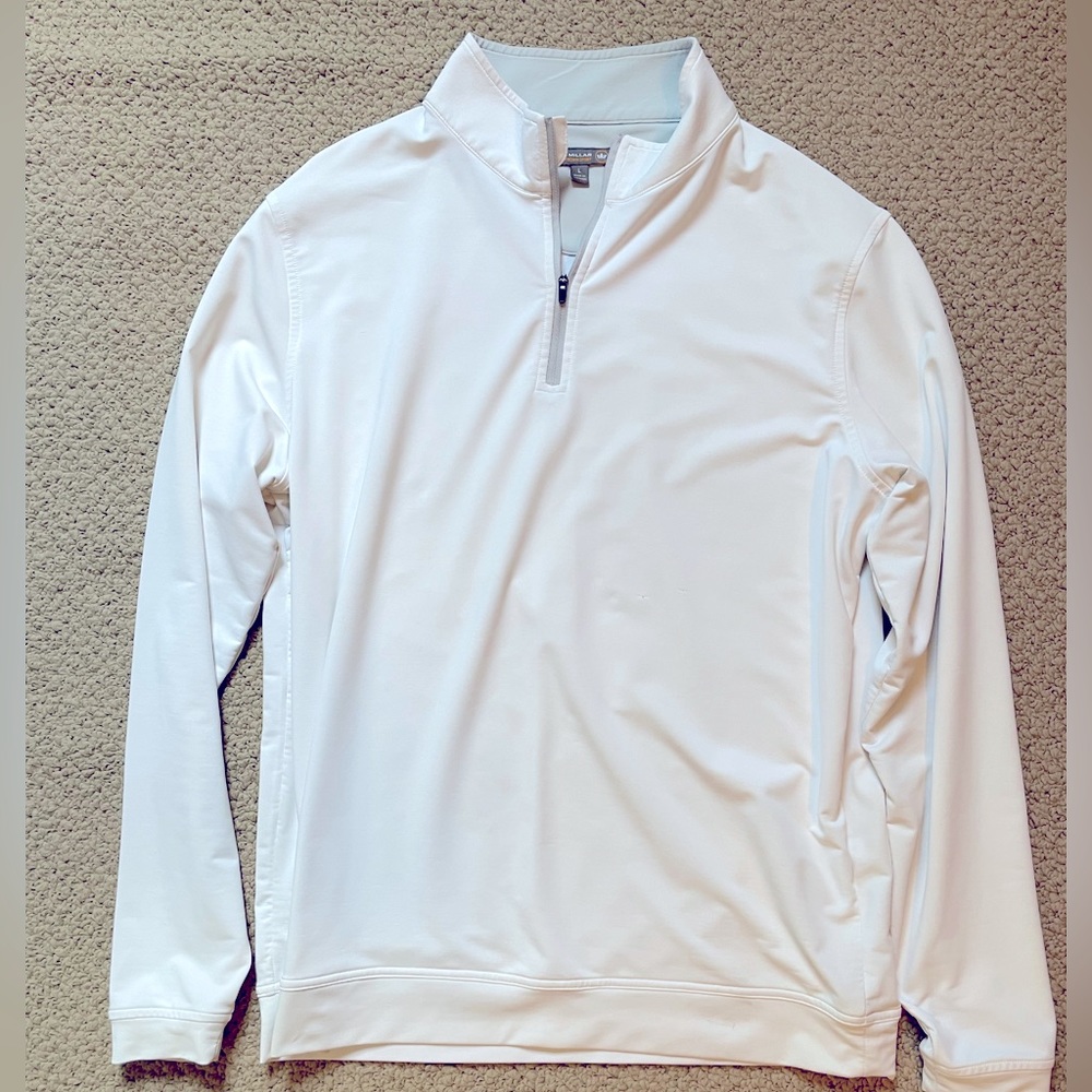 Peter Millar Crown Sport Performance Quarter Zip - Size L.